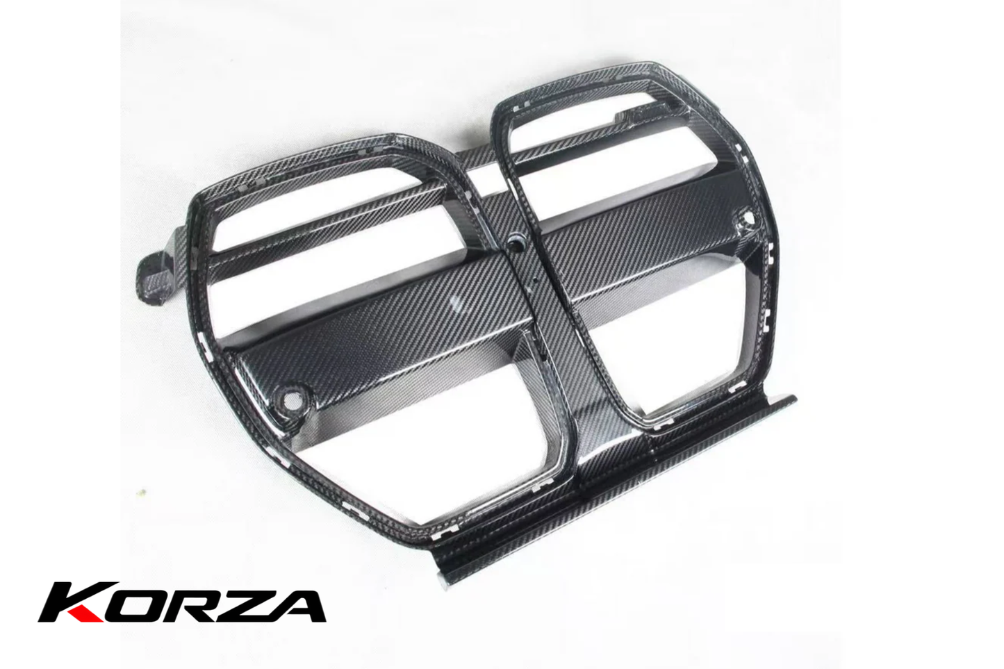 V STYLE DRY CARBON FIBER FRONT GRILLES - BMW G80 M3 & G82/G83 M4