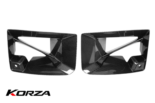 V2 DRY CARBON FIBER FRONT AIR INLETS/DUCTS – BMW G87 M2