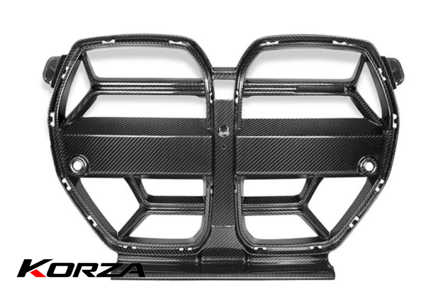 CSL STYLE DRY CARBON FIBER FRONT GRILLES - BMW G80 M3 & G82/G83 M4