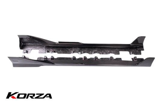 TOMS STYLE CARBON SIDE SKIRTS - A90 SUPRA