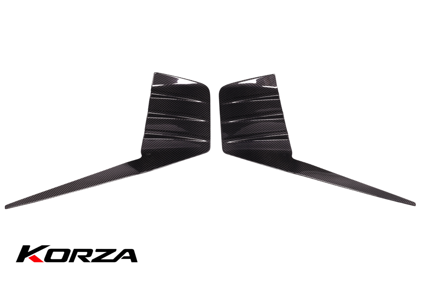 MP DRY CARBON REAR BUMPER FINS – BMW G87 M2