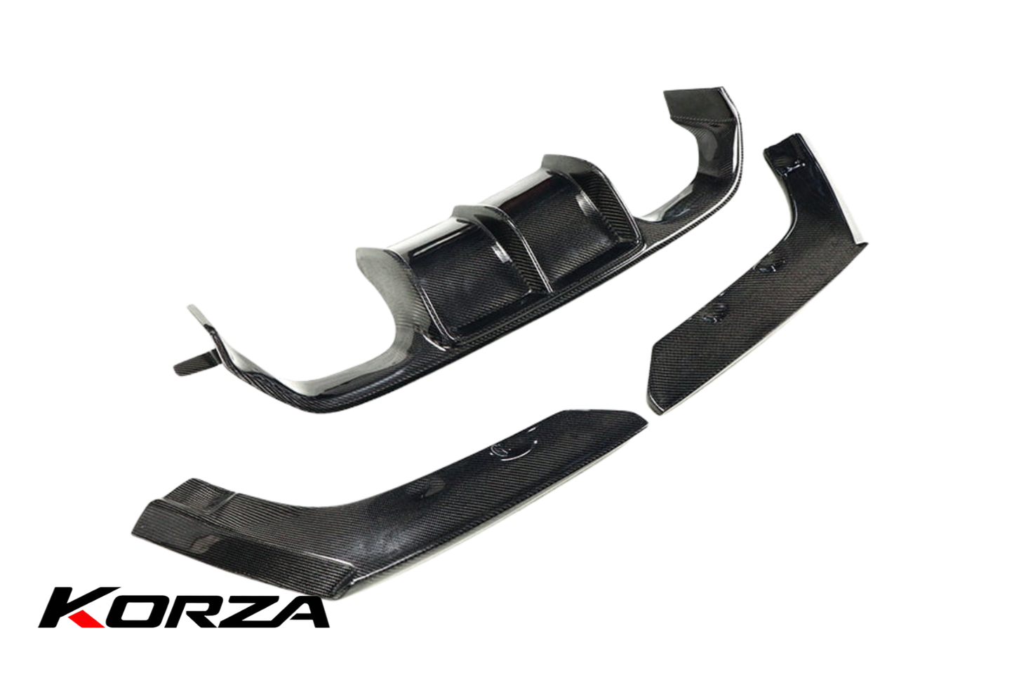 V STYLE CARBON REAR DIFFUSER - F8X M3/M4