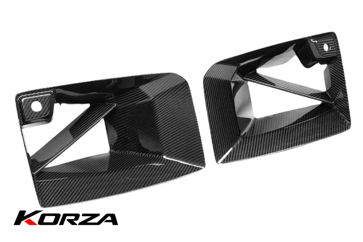 V2 DRY CARBON FIBER FRONT AIR INLETS/DUCTS – BMW G87 M2