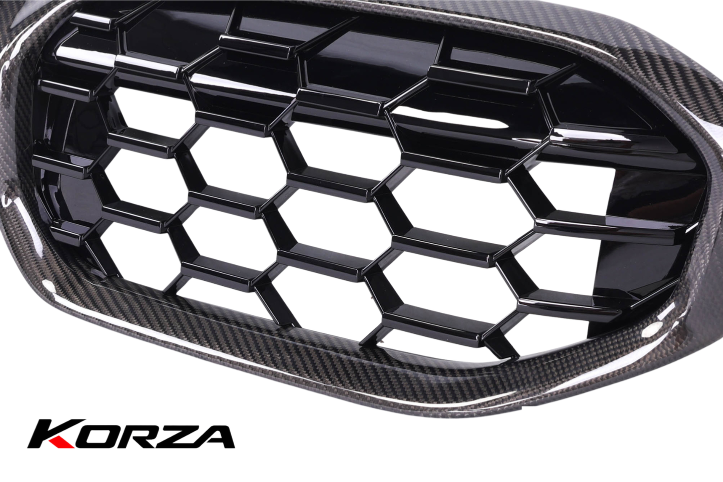 CARBON FIBER FRONT GRILLE REPLACEMENT- BMW G20 M340i & 330i LCI 2023+
